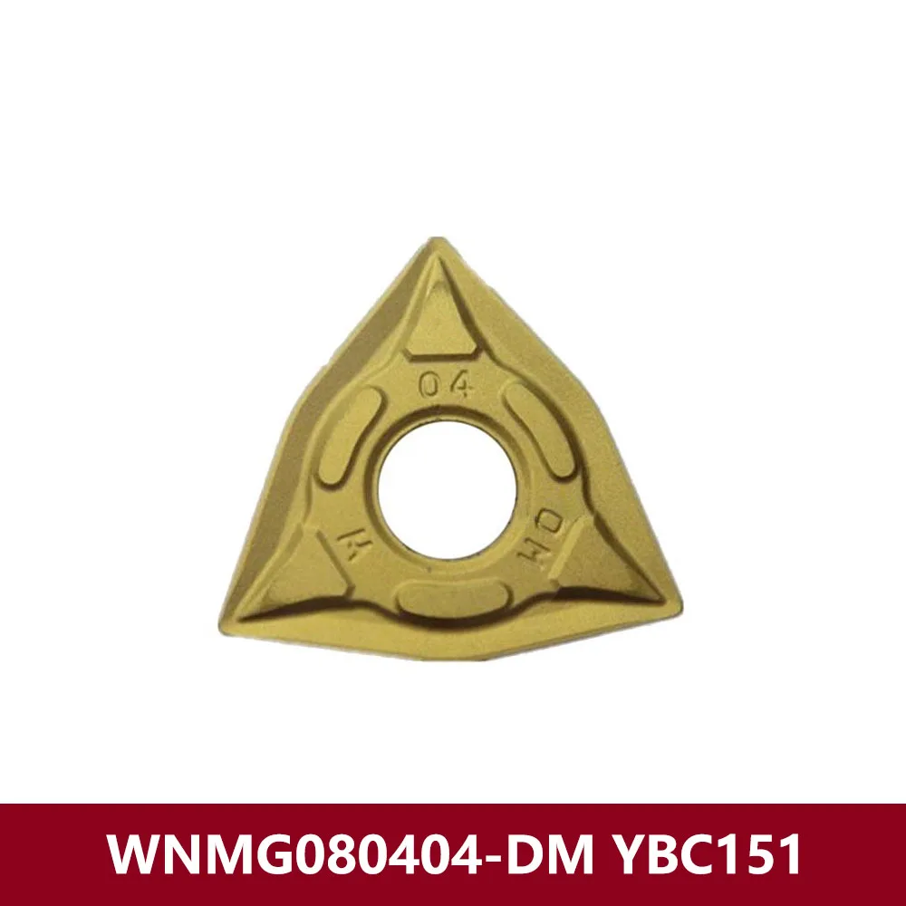 Original WNMG080408-DM YBC151 Carbide Inserts WNMG 080408 DM WNMG0804 CNC Lathe Cutter WNMG432-DM CNC Lathe Machine Tools Cutter