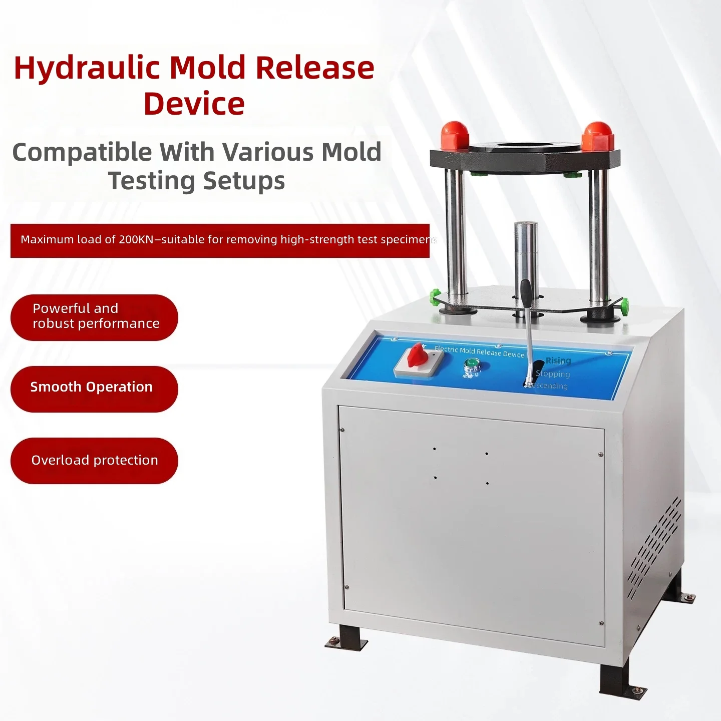 Electric Hydraulic Demold Device Asphalt Concrete Impermeability Tester Unconfined Compressive Strength Tester Coarse-Grained
