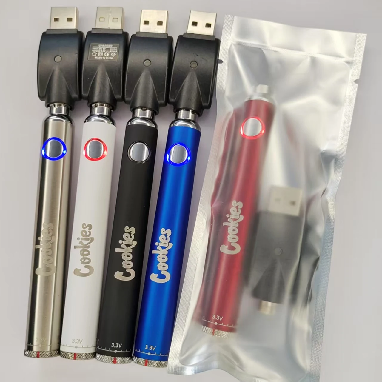 650 Mah White Battery, With Adjustable Voltage at the Bottom, Suitable for 510 White Welding and Repair Tools