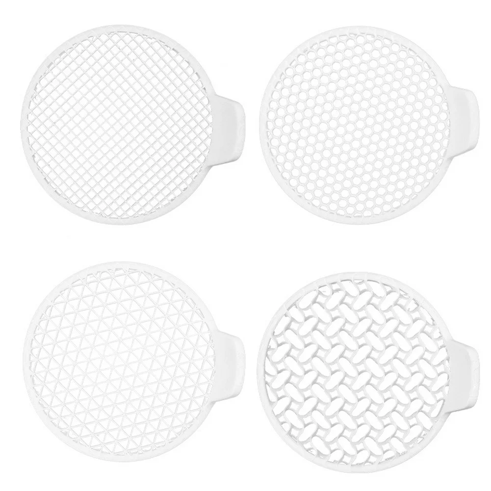 

Sink Strainer 4 Pack Drain Filter Mesh Hair Catcher for Kitchen Bathroom Floor Drains Fits Standard 8 Centimeter Drains