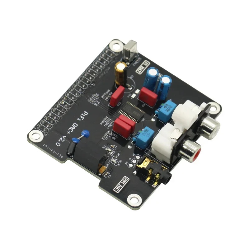 Carte son audio de radiateur HiFi, PCM5122, interface I2S, 384KHz, indicateur LED pour Raspberry pi, 2, 3, B +, Ardu37Tech