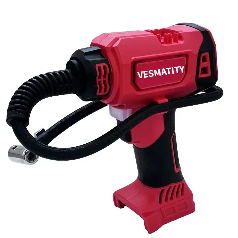 18V Cordless Handheld Air Compressor Bare Tool Automatic Car Tire Inflator Electric Air Pump Power Tools No Battery
