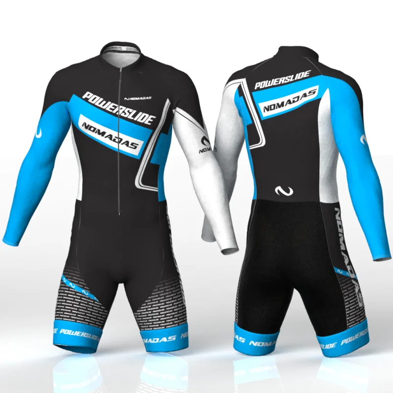 Powerslide Matter Classic-skating-suit Racing Skin Suit Men Speed Inline Roller Skate Triathlon Sets Ciclismo Skating Jumpsuit