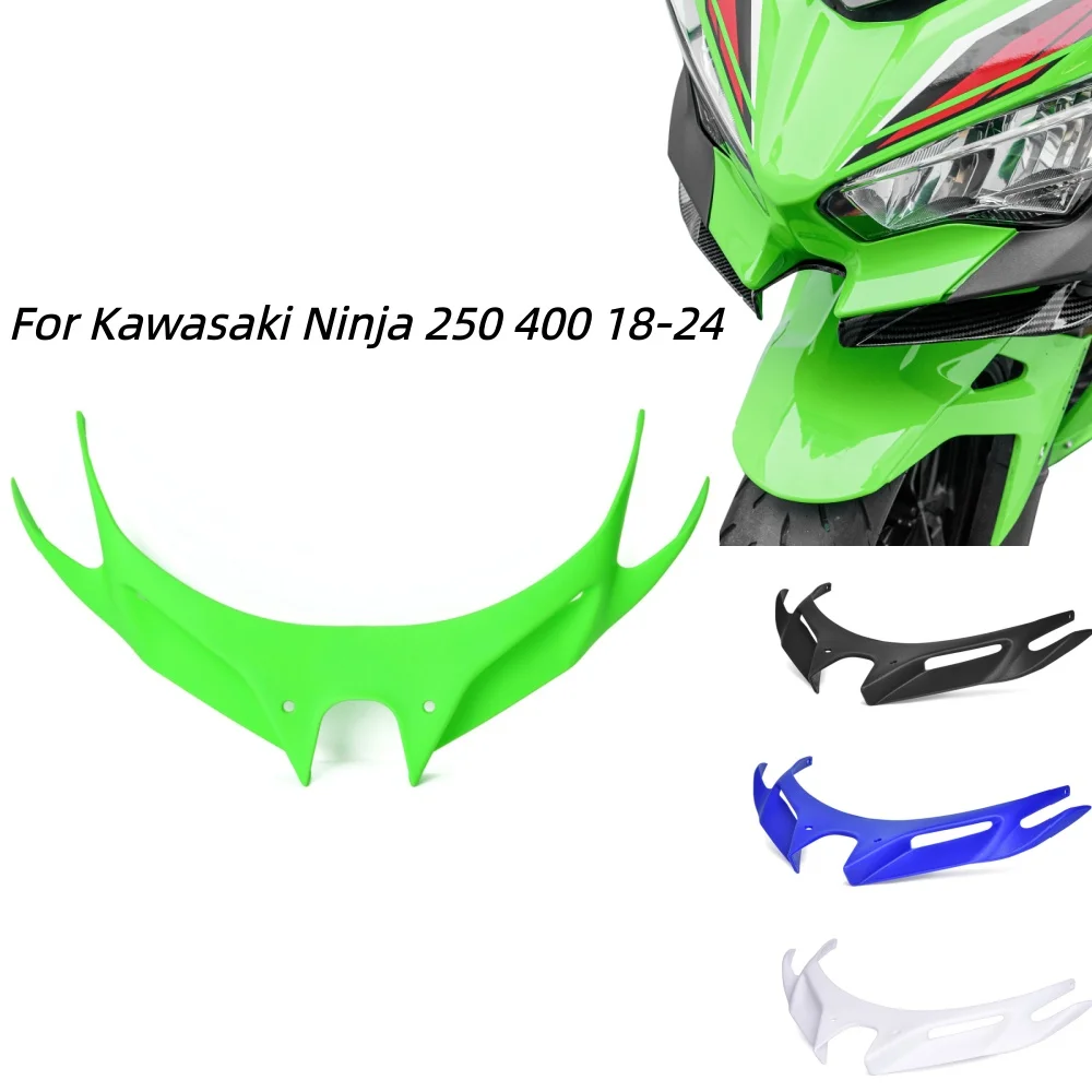 

Wolfline for Kawasaki Ninjia 250 400 Motorcycle Front Beak Fairing Cover Winglet Wing Guard Trim for Ninja250 Ninja400 2018-2024