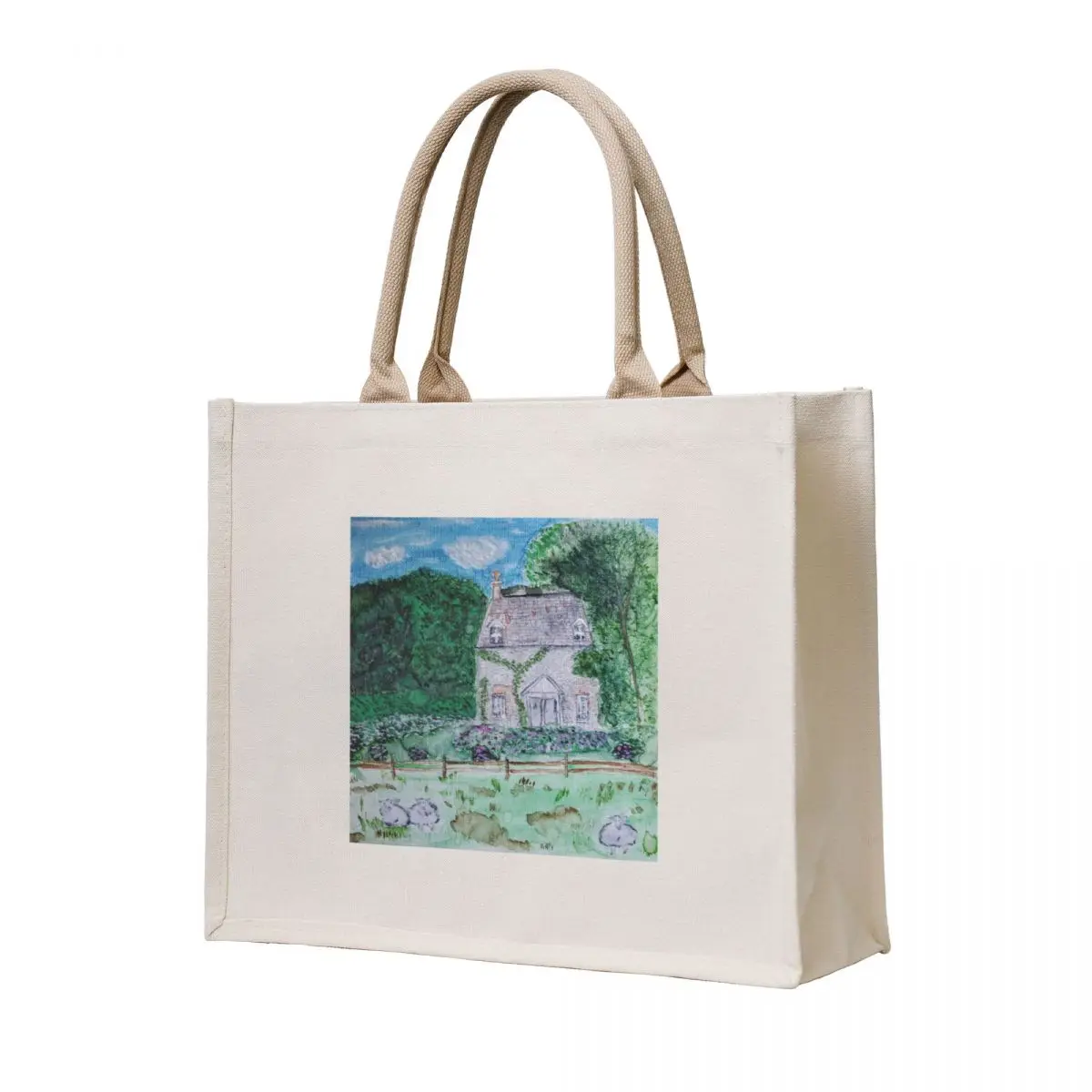 

Sheep Cottage Tote Bag Women's bags handbag Gift bags ecological bags