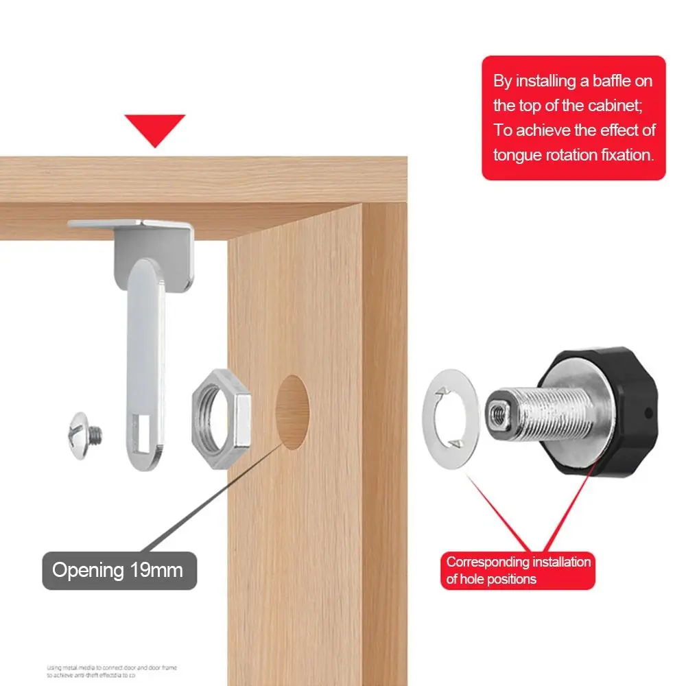 Home Furniture Zinc Alloy Combination Lock Password Locker Cupboard Drawer 3 Digital Code