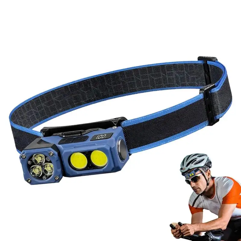

LED Head Lamp Head Torch Light Waterproof Survival Gear For Camping Fishing Hiking Night Running Work Diving Caving Riding