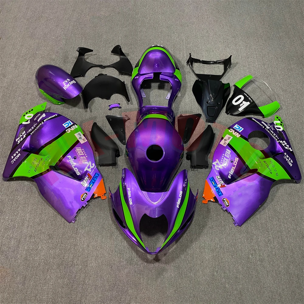 Motorcycle Fairing Kit Fit For GSXR1300 GSX-1300R Hayabusa 1997-2007 Bodywork Set High Quality ABS Injection Purple Green Black