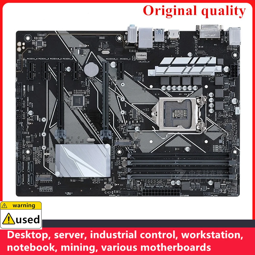 

Для PRIME Z370-P Z370P Материнские платы LGA 1151 DDR4 64GB ATX для Intel Z370 десктопная материнская плата M.2 NVME SATA III USB3.0