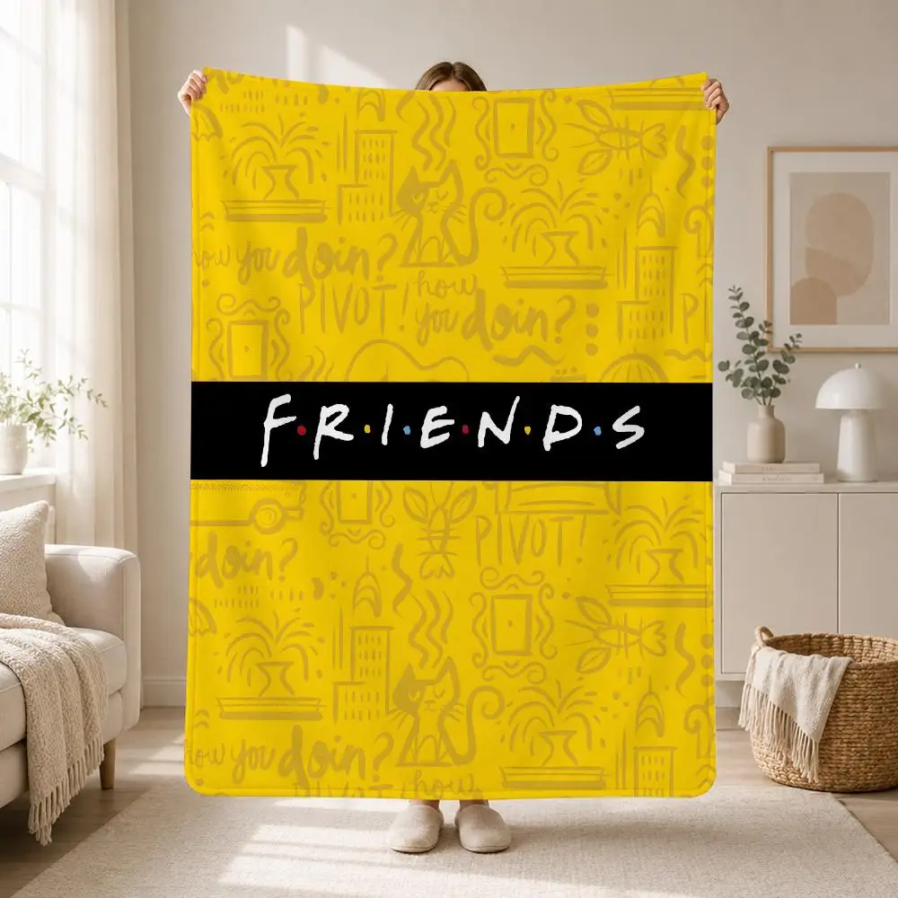 Iconic American Sitcom TV Series Friends Throw Soft Plush Flannel Throw Blanket Sofa Bed Travel Home Decor