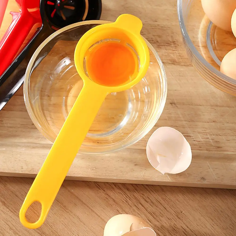 2/4/6PCS Egg Yolk Separator Practical Innovation Convenient Long Handle Smooth Popular Choice Actual Top Rated