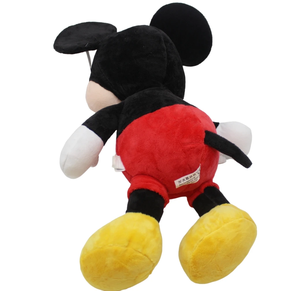 1piece 19inch Disney Mickey Mouse Plush Toys Kawaii Anime Mickey Stuffed Plush Models Dolls Toy Kids Birthday Christmas Gift toy - view 2