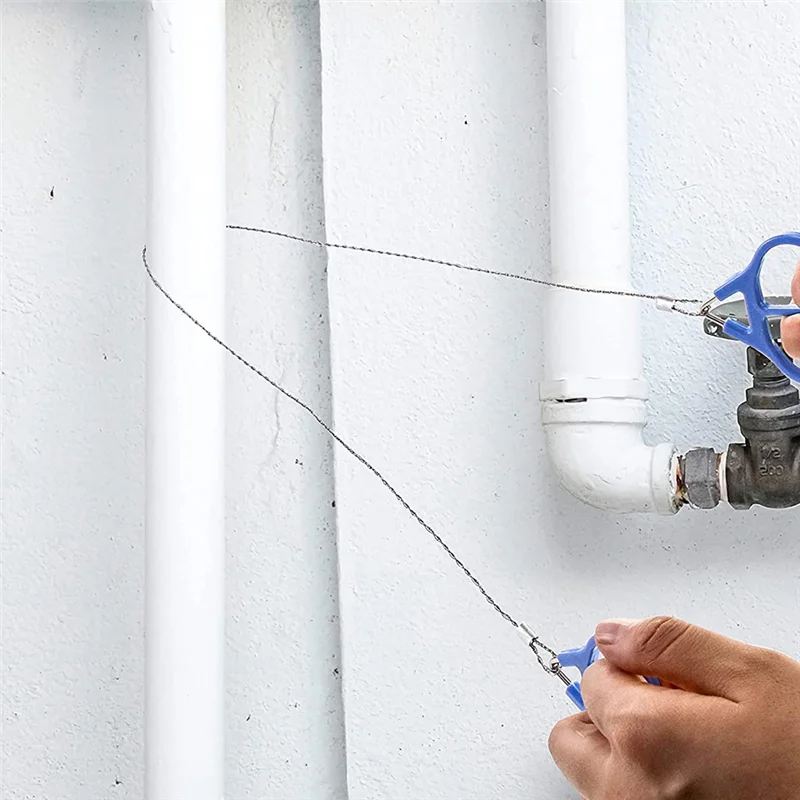 منشار سلكي A58Z، منشار حبل مسنن من الفولاذ المقاوم للصدأ مقاس 20 بوصة، مجموعة منشار الطوارئ أدوات خارجية لقطع الأشجار، 4 عبوات #2