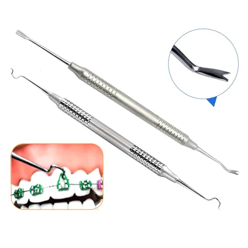 Imagen 1 del producto Herramienta de colocación de ligadura de ortodoncia Dental, módulo giratorio, soporte de anillo de ligadura de colocación de alambre de arco, herramientas dentales