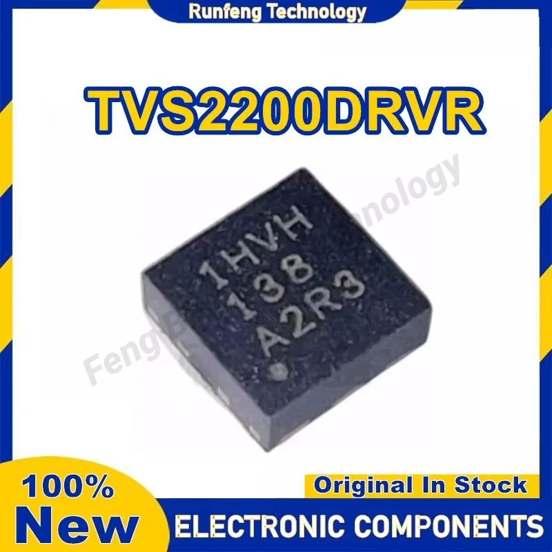 

5PCS TVS2200DRVR TVS2200 1HVH IHVH QFN-6 Chipset 100% New Original in stock