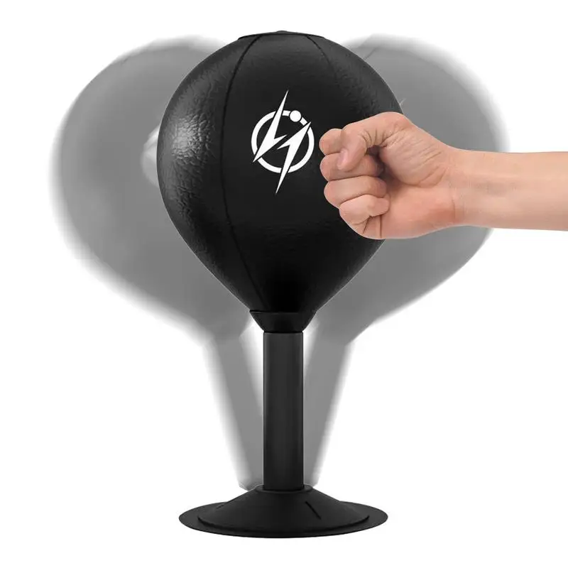 

Desktop Boxing Punching Ball Stress Reduction Tool Mini Punching Bag Anger Management Toys With Suction Cup Fun Punch Rage Bags