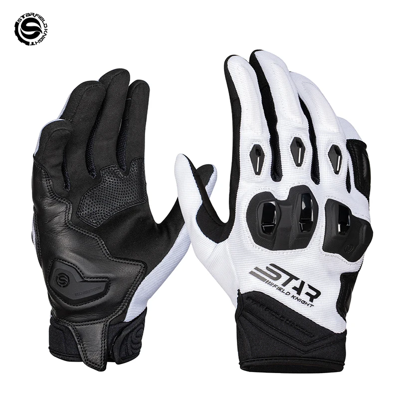 sfk-motorcycle-gloves-summer-breathable-riding-protection-gears-palms-genuine-goat-leather-non-slip-wear-resistant-touch-screen
