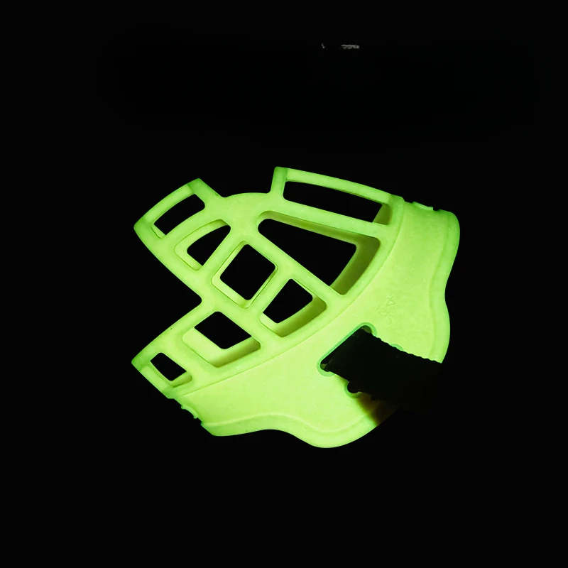 New Fluorescent Dog Mouth Cover with Adjustable Features for Night Time Anti Slip Anti Snacking Anti Licking and Anti Biting