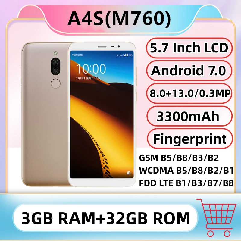 A4S M760 Smartphone 3GB RAM 32GB ROM 5.7\