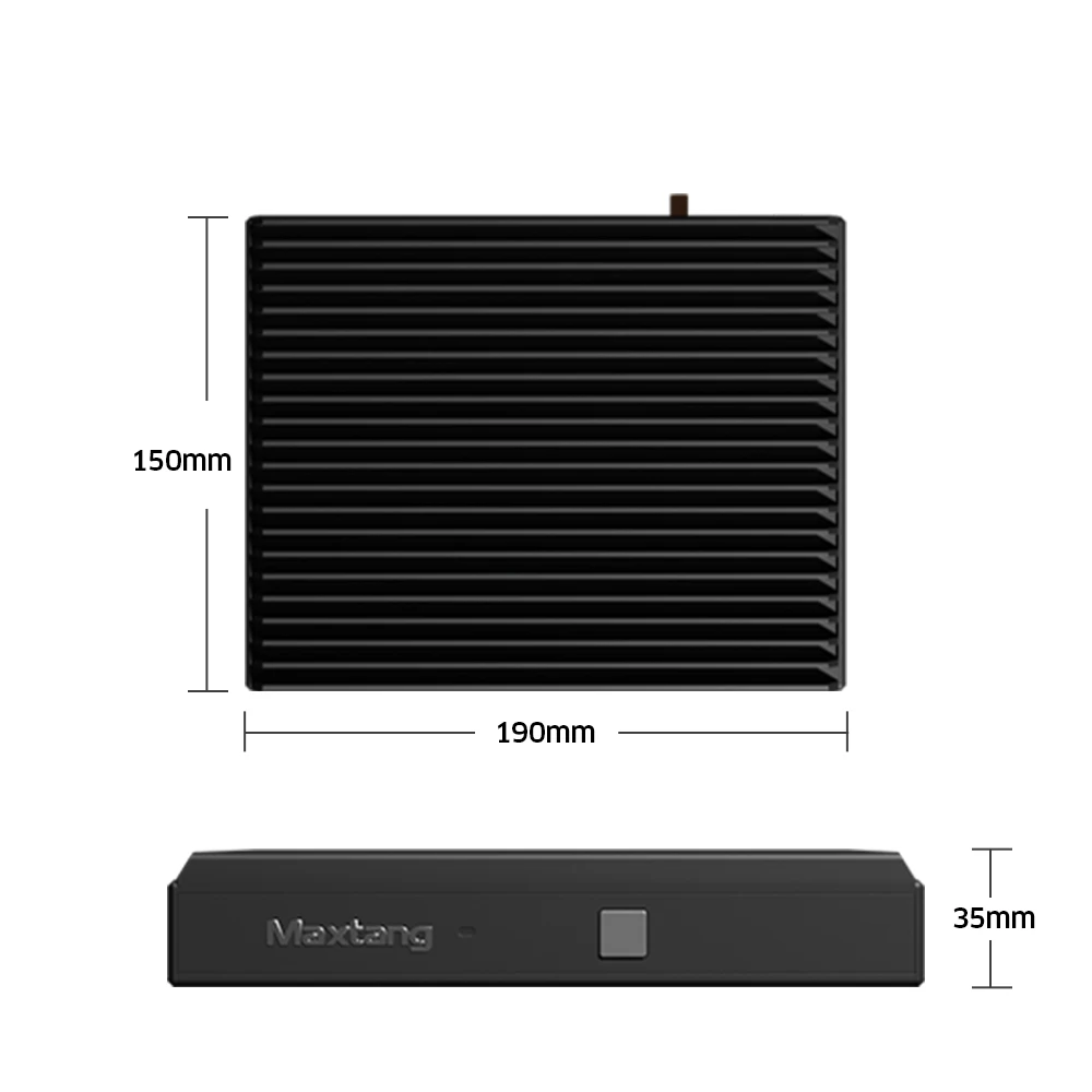 Maxtang 12e generatie Celeron J6412 Fanless industriële mini-pc DDR4 drievoudige displays desktopcomputer PC met wint 10/11 WiFi6 BT5.2