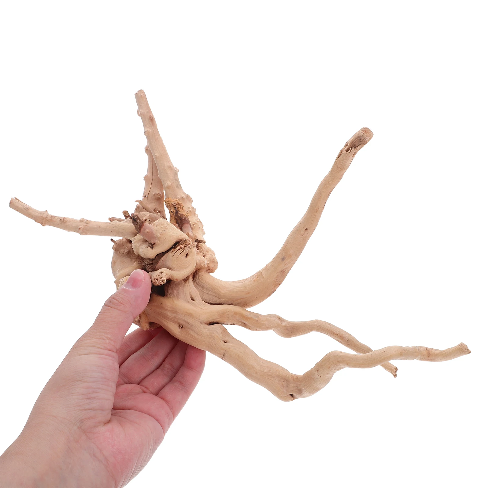 

3Pcs Natural Driftwood Aquarium Decor Unique Irregular Shapes Fish Tank Ornament Wearresistant Durable Safe Freshwater Tanks