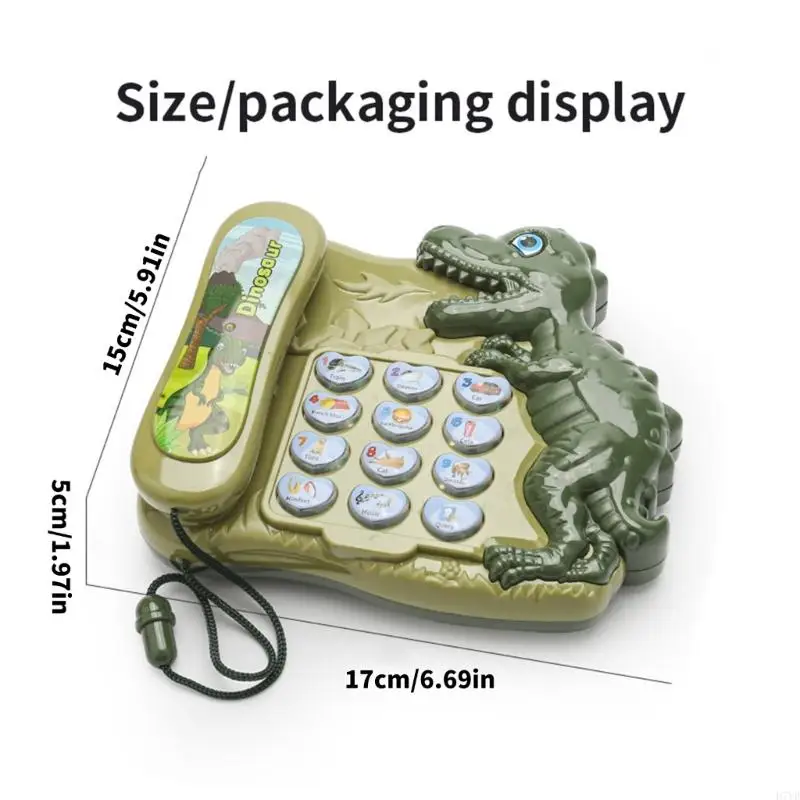 D7YD Cartoon Dinosaur speelgoed voor vroeg kinderjaren leerveiligheid gecertificeerde plastic bouwtaalontwikkeling