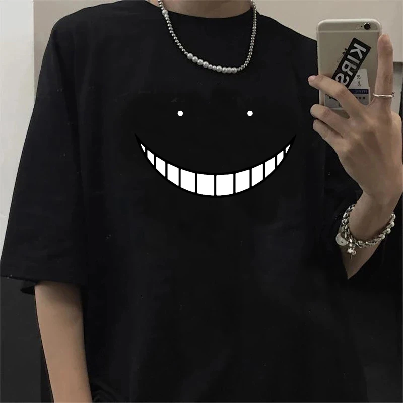 Assassination Classroom Tshirt Clothes Women Couple  White T Shirt Casual Harajuku Kawaii Summer Top Tshirt White T Shirt