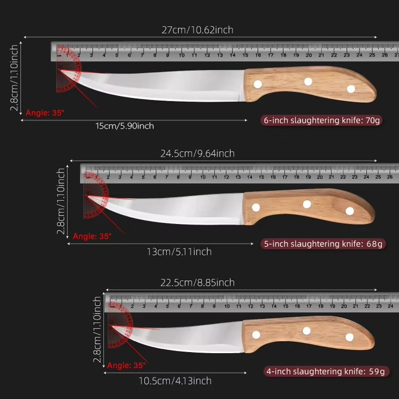 Coltello per sbucciare la frutta da cucina manico in legno rasatura e Peeling Scimitar coltello per tagliare e disossare le verdure affilato gadget