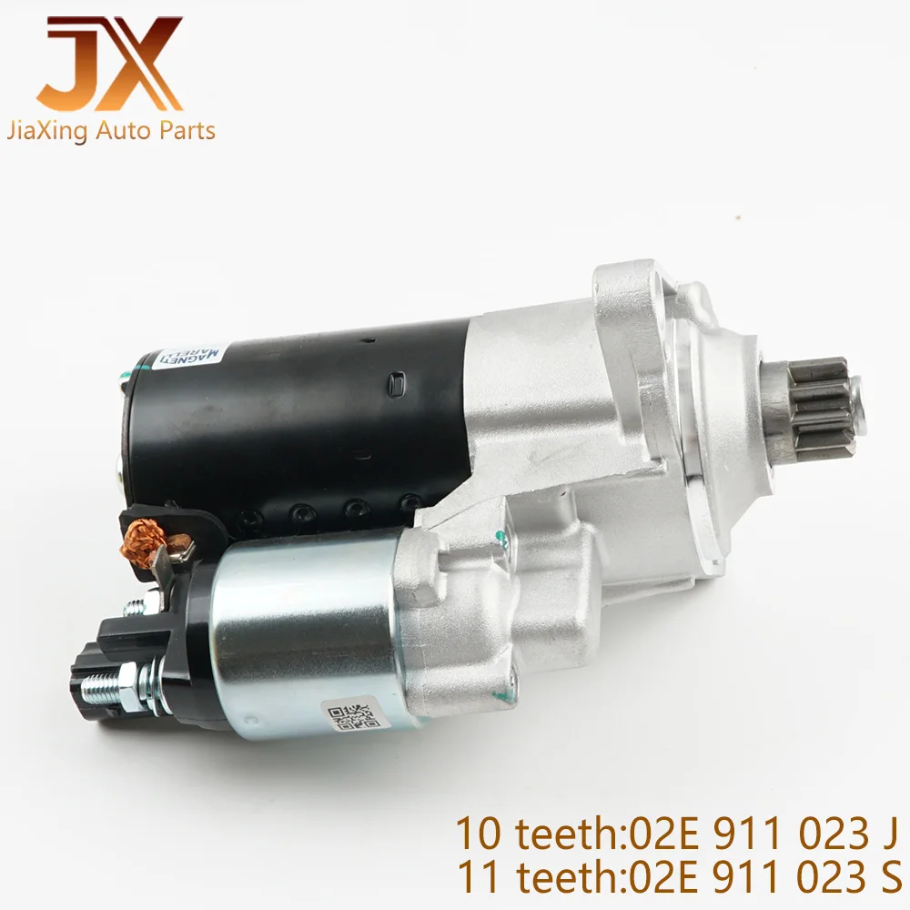 02E911023J 02E911023S 10 teeth 11 teeth starter motor For VW Polo Golf MK6 Jetta Passat CC Beetle 02E 911 023 J 02E 911 023 S