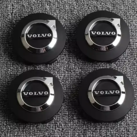 4Pcs 65mm Car Wheel Center Hub Cap Caps Emblem logo Volvo XC60 V40 XC90 S60 S40 S80l V90 V60 S80L S90 XC40 C40 Accessories