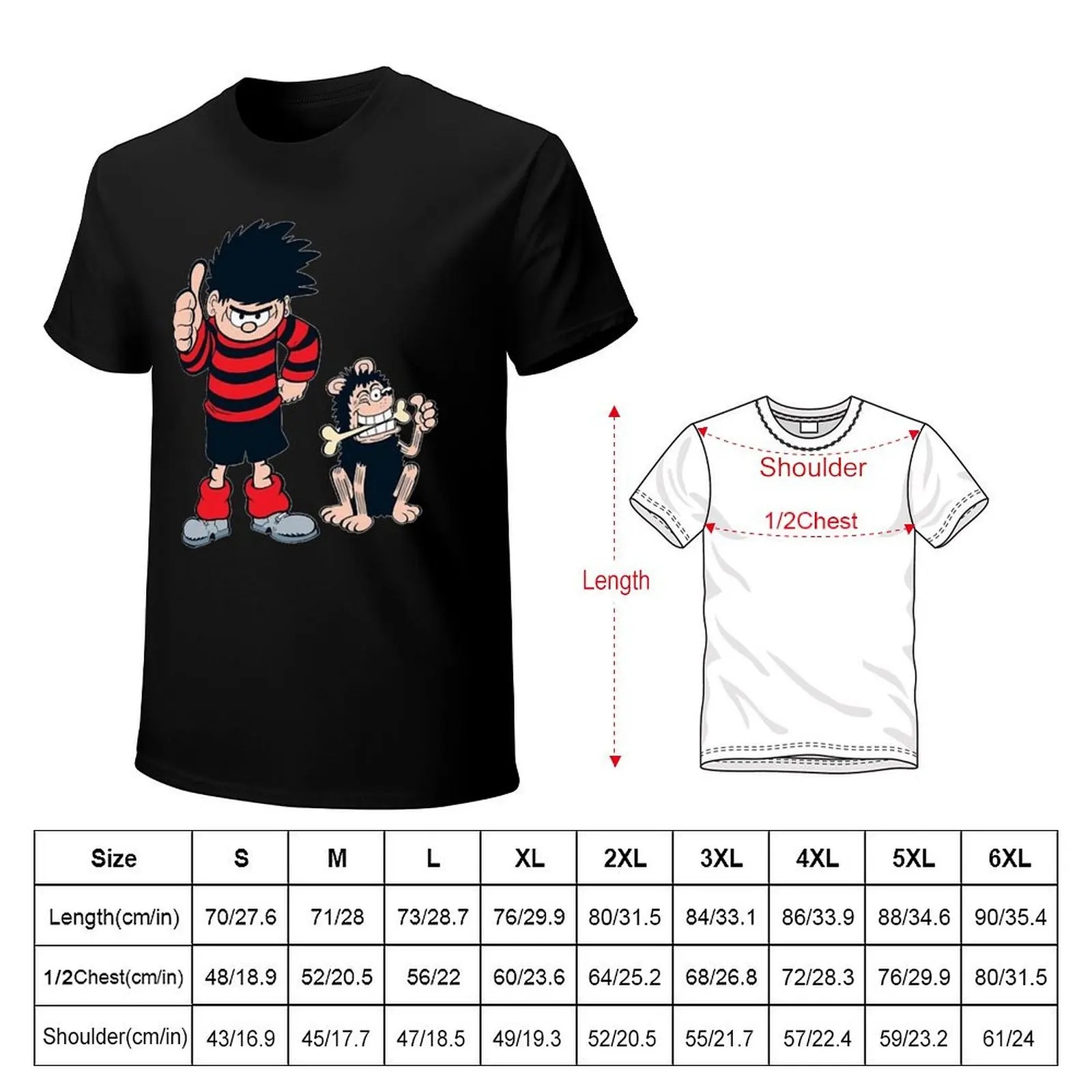Dennis The Menace T-Shirt funny t shirts cotton T-Shirt