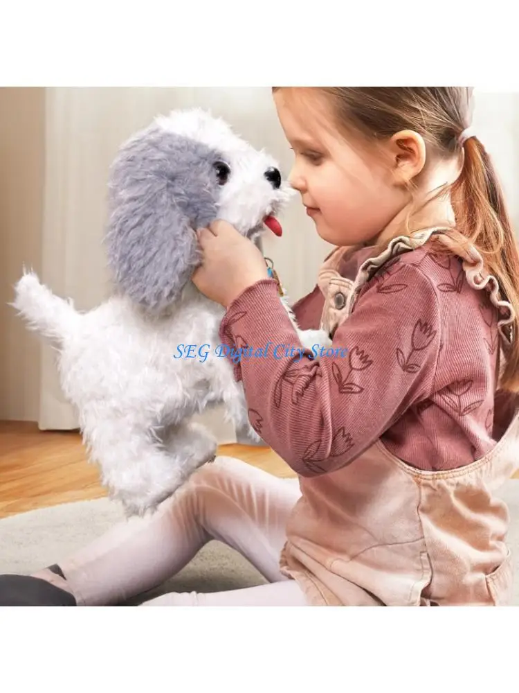 

U75B Electric Realistic Dog Toy Dog Plush Toy Soft Puppy Doll Cartoon Animal