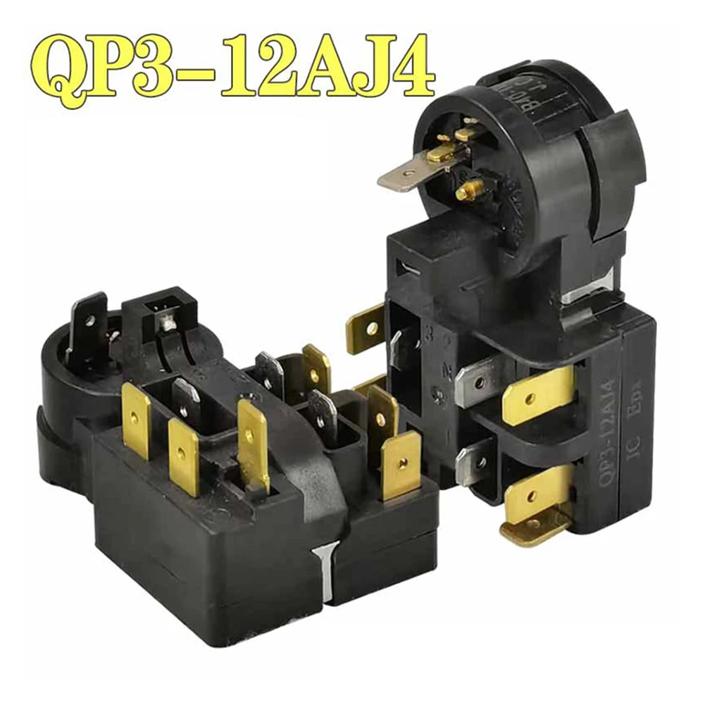 1pcs/2pcs Refrigerator Starter Compressor Overload Protector Start Relay QP3-12A For Refrigerator Accessories