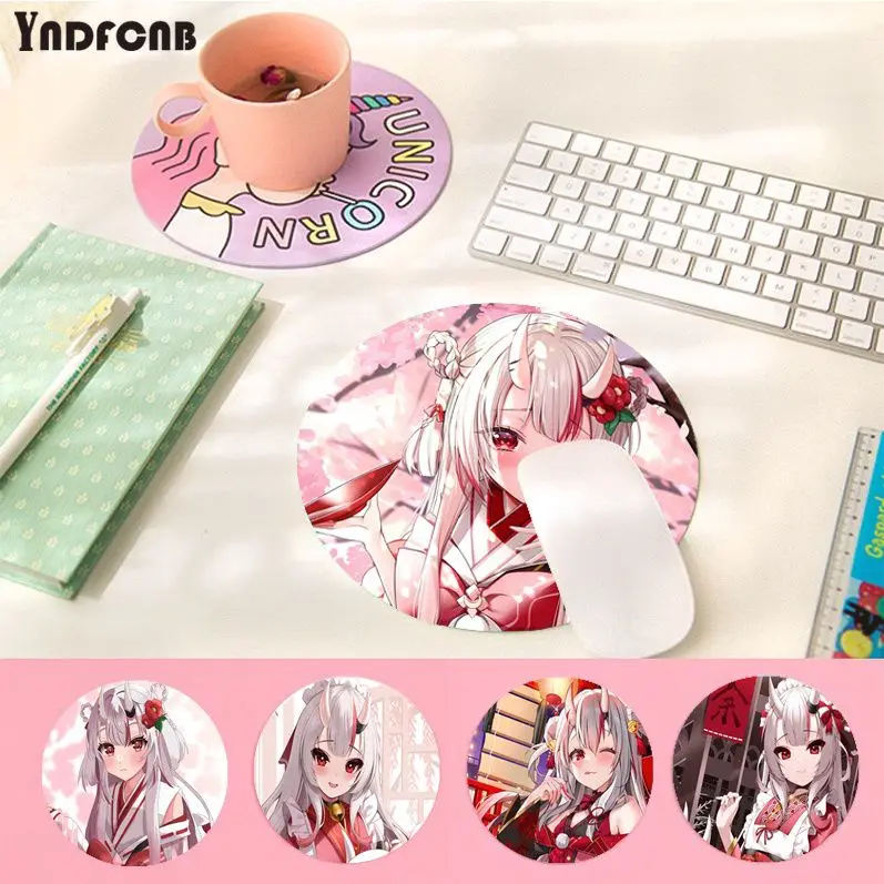 

Nakiri Ayame Rubber Small Gaming Mouse Pad Gamer Desk Mats Keyboard Pad Mause Pad Office Desk Set Accessories Deskpad Home Decor