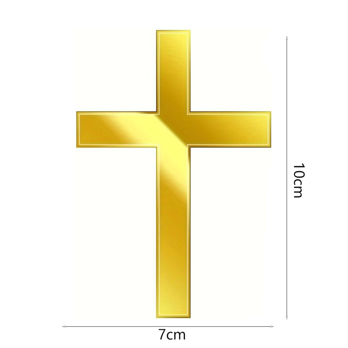2/4/6 stücke Gold Kreuz Kuchen Topper Acryl Kreuz Geburtstag Cupcake Dekorationen DIY Taufe Erstkommunion Baby Dusche hochzeit Party – Detail 2