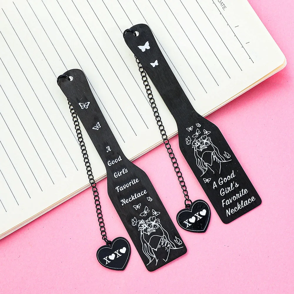 1/2PCS Spicy Dark Romance Metal Bookmark - Steamy Accessory for A Good Girl Readers Romance Lovers Smutty Bookmarks Gift Ideas