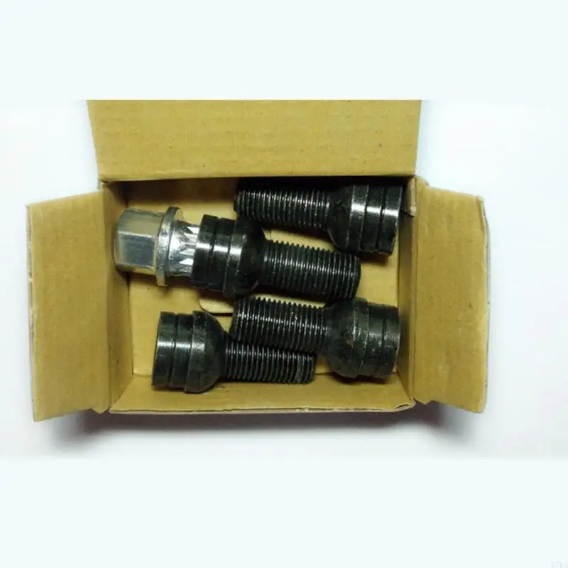 

57BA Bolt Lock Lug Nut with Key Replacement Wheel Screw Bolt Automotive Accessories