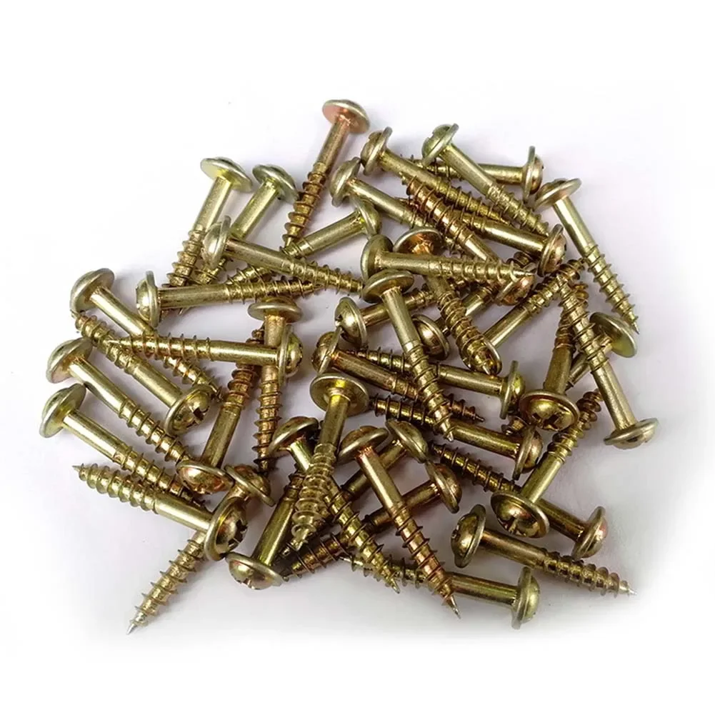 100pcs/lot Oblique Hole Self-tapping Screws for Pocket Hole Jig Color Send Random