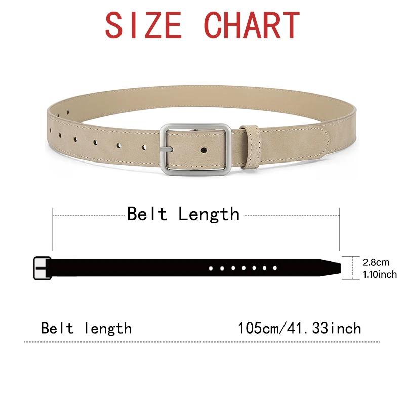 Fashionable Women's Colorful Belts Trendy Versatile Casual Jeans Accessories Suitable For Formal Occasions PU Belt