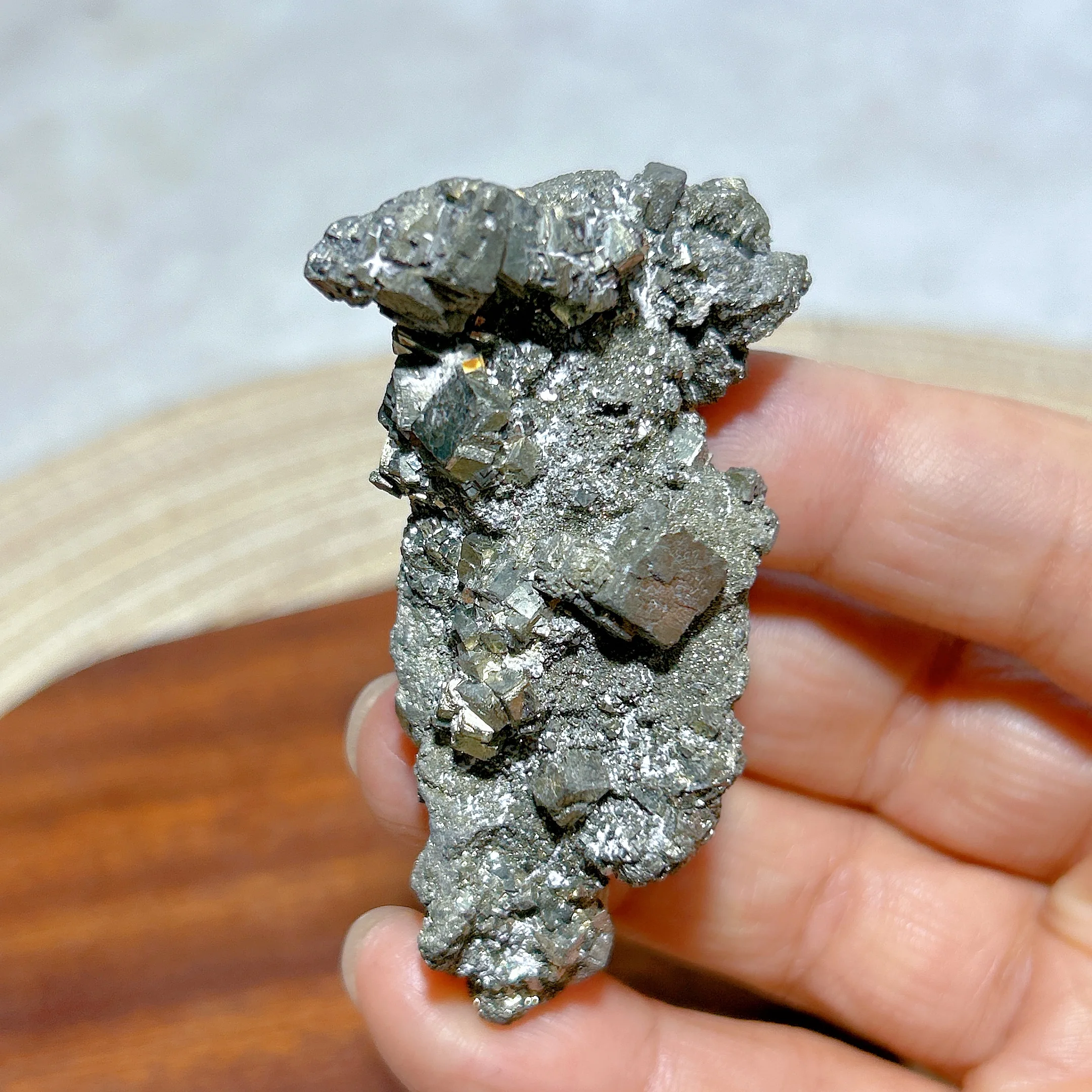 High Quality Natural Crystal Pyrite Raw Stone Specimen Healing Gemstone Mineral Energy Reiki Ore Home Decorations Gift