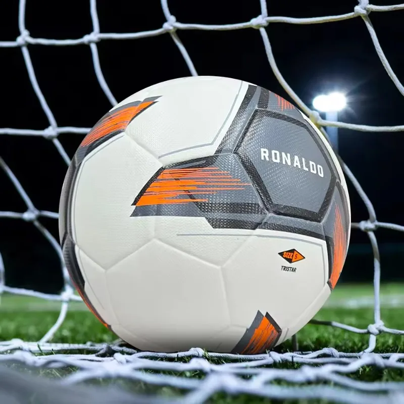 Bolas de futebol de alta qualidade tamanho oficial 5 material do plutônio sem costura equipe jogo ao ar livre treinamento de futebol ballon de pé
