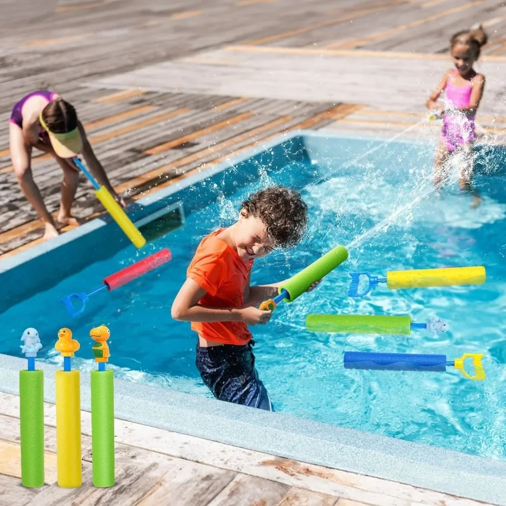 Super Water Soaker Blaster Squirt Guns 40Ft Water Gun Swimming Pool Beach Summer Party Outdoor Water Game Fighting Toys for Kids