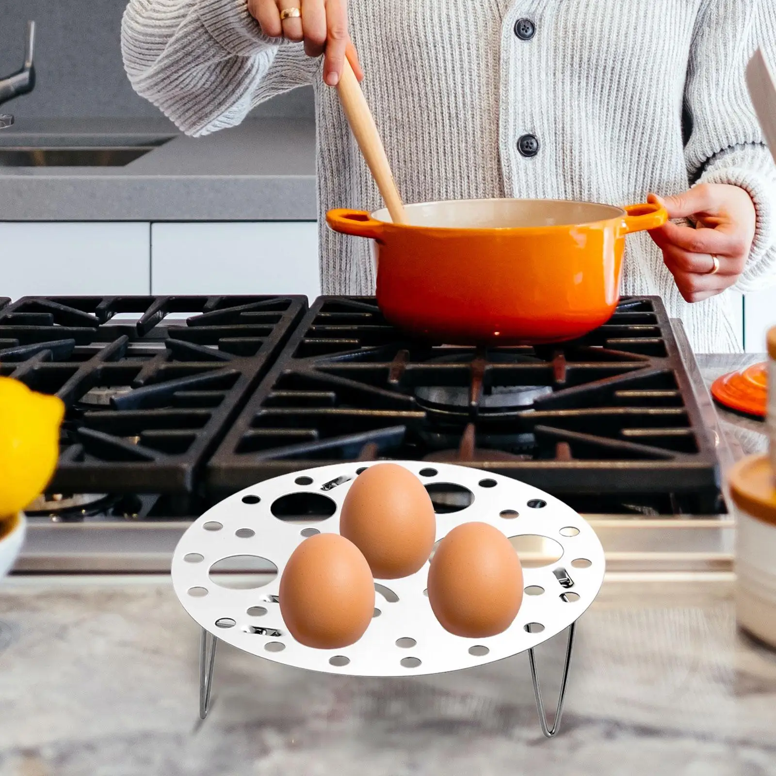 

Стойка для паровой кастрюли, утолщенная стойка, корзина для Пароварки, для кастрюль для тортов, для дома