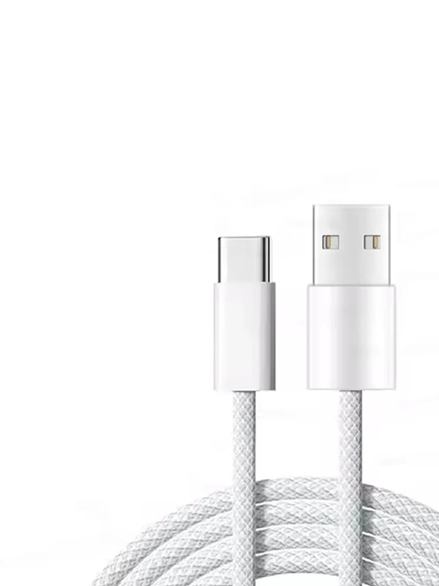 60W USB C-telefoonkabel voor iPhone 16 15 17 Pro Max 17 Air Plus Snel opladen Type-C Opladen Gevlochten kabels USB naar Type C datalijn - afbeelding 2