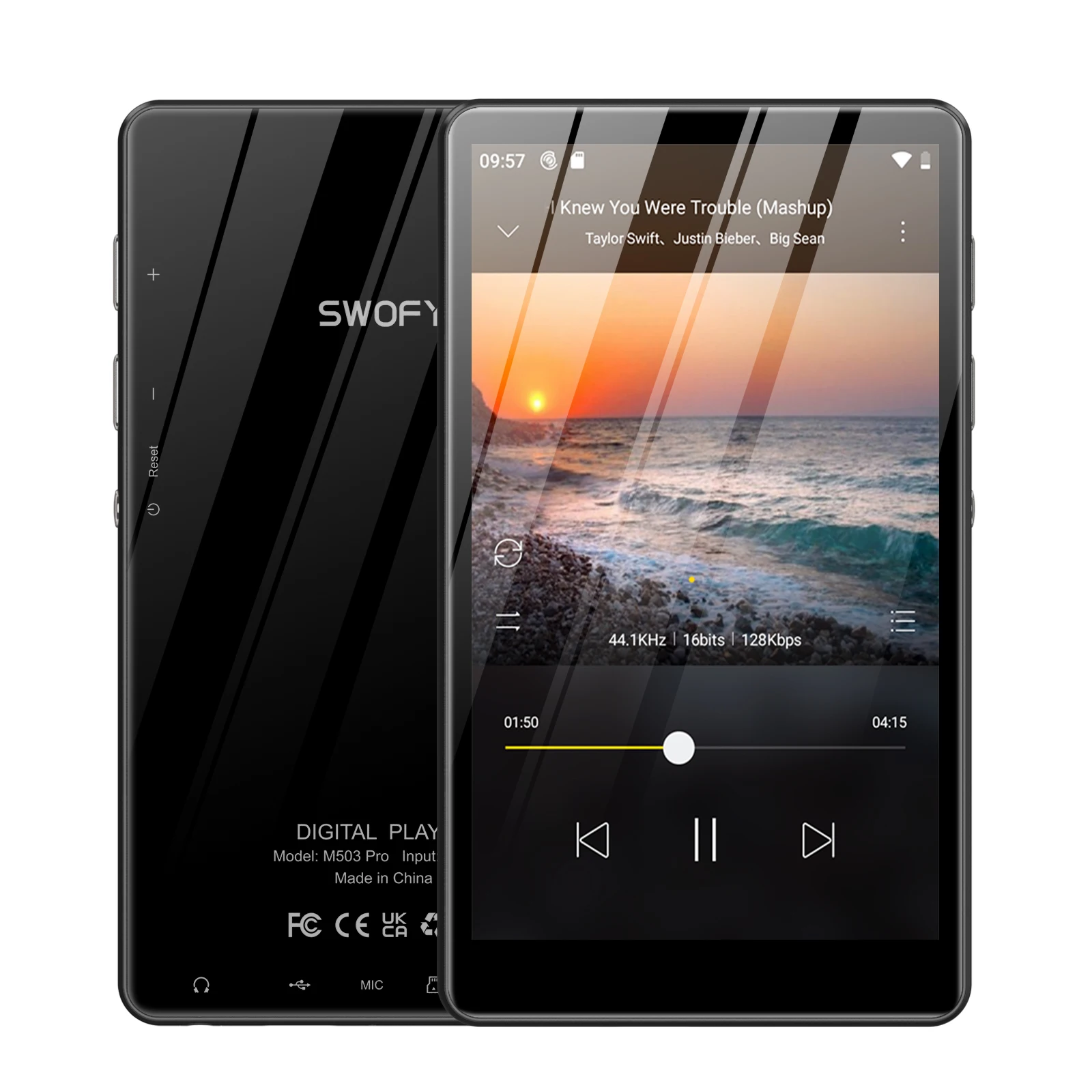 Audio Music Com - Reproductor MP3 y MP4 con pantalla