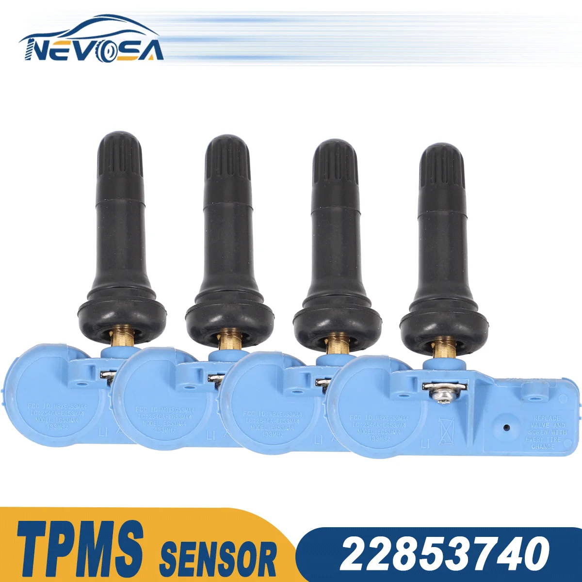 

4PCS 22853740 TPMS Sensor For Buick Ravon R2 2017 Cadillac Escalade 2015 XTS Chevrolet Alpheon Aveo Captiva Cobalt Cruze Malibu
