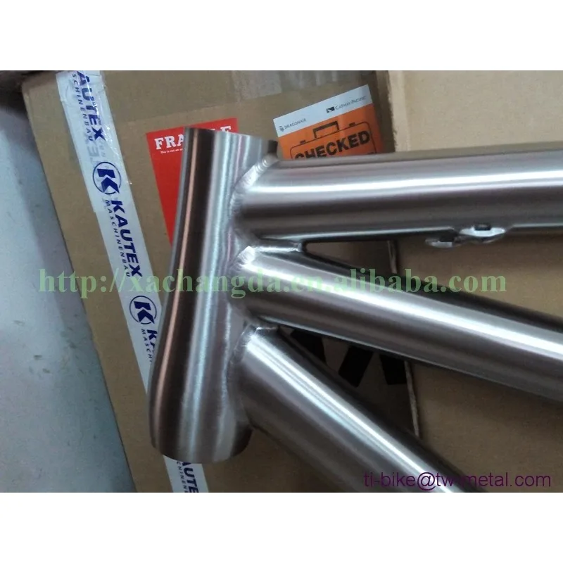 Super Light Titanium Mtb Tandem Bike Frame Custom With IS Brake