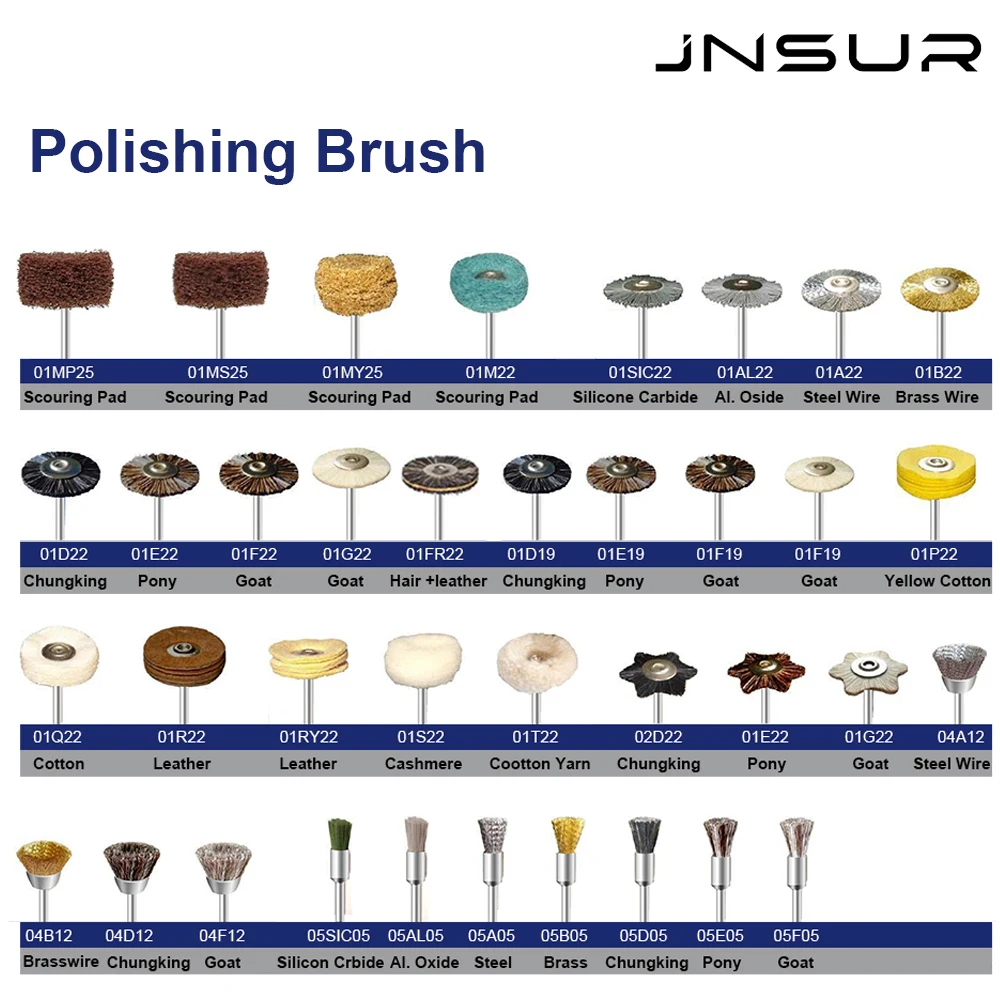 JNSUR narzędzie techniczne szczotki do polerowania tarcza do polerowania paznokci Dental Artificer polerki do narzędzi obrotowych narzędzie dentystyczne laboratorium dentystyczne