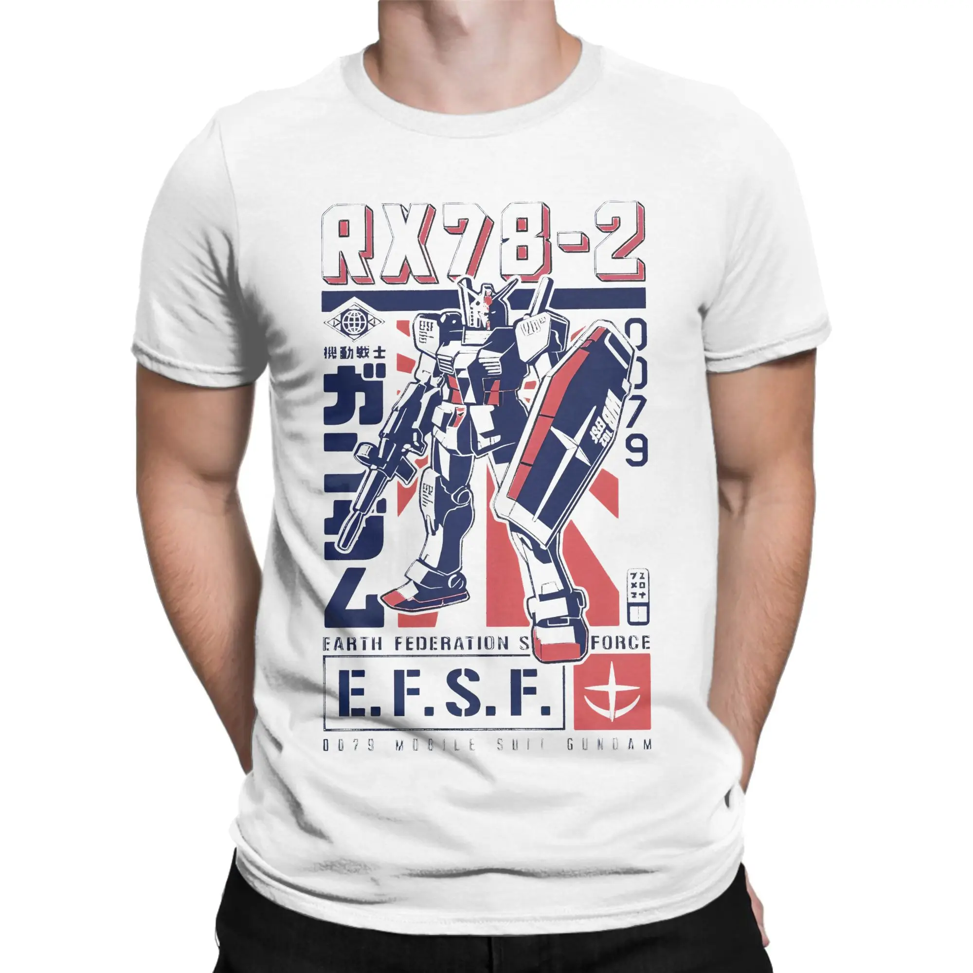 

MOBILE SUIT GUNDAMs manga anime Merch Unisex T Shirt Pure Cotton Tee New Arrival T-shirt Clothes