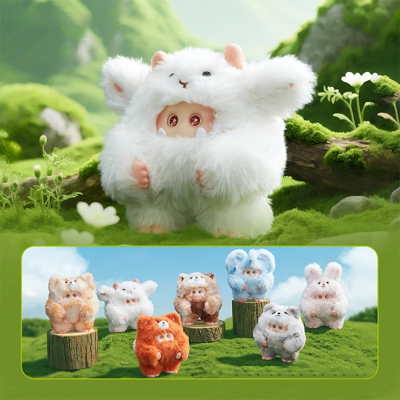

Giggle Monster Furry Forest Series слепая коробка милые виниловые плюшевые подвески сумка-сюрприз Monster аниме кукла брелок Mystery Box игрушки